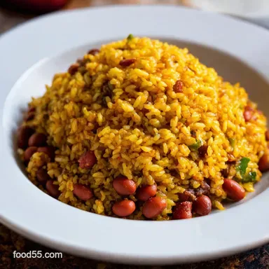 Caribbean Rice and Beans Recipe Easy Island Flavor Recipe Card