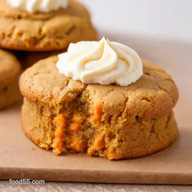 Carrot Cake Cookies Recipe My Cream Cheese Swirl Secret Recipe Card