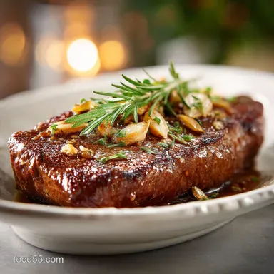 Best Cast Iron Recipe with Garlic for 2 Servings Recipe Card