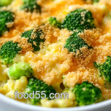 Broccoli Casserole Bliss: The Cheese Whiz Secret! Recipe Card
