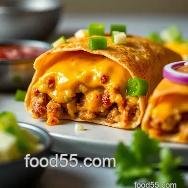 Cheesy Gordita Crunch: Taco Bell at Home (So Easy!) Recipe Card