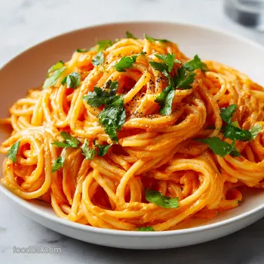 Creamy Tomato Pasta: Chefs Secret Sauce in 35 Minutes Recipe Card