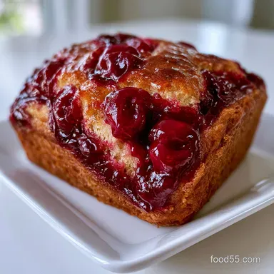 Cherry Pie Filling Bread with Buttermilk Recipe Card