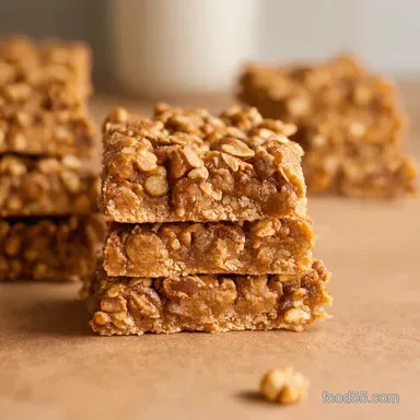 Chewy NoBake Granola Bars The Perfect Homemade Snack Recipe Card