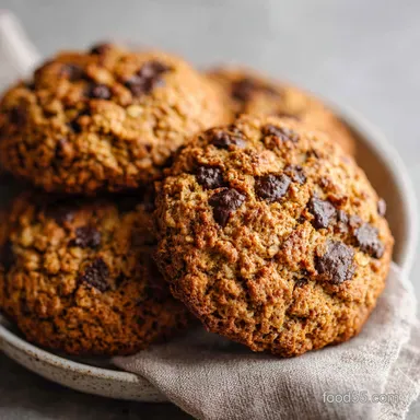 Oatmeal Chocolate Chip Cookies in 25 Minutes with Rolled Oats Recipe Card