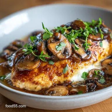 Copycat Chicken Madeira for 4 Servings Recipe Card