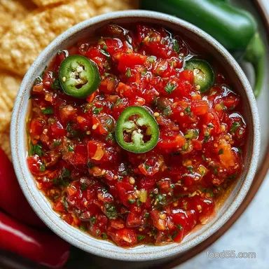 Chilis Copycat Salsa Recipe in 10 Minutes Recipe Card