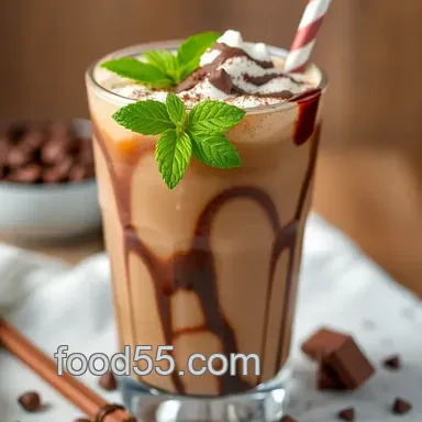 How to Make the Best Chill Iced Mochaccino with Rich Chocolate Recipe Card