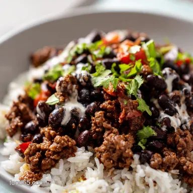 Chipotle Beef Black Bean Bowls Your Weeknight Fiesta Recipe Card