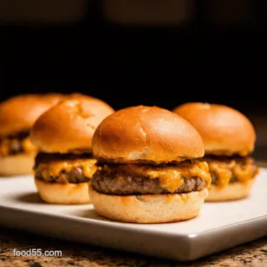 Chopped Cheeseburger Sliders My NYC DeliInspired Treat Recipe Card
