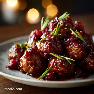 Christmas Cranberry Meatballs: Best Festive Glazed Appetizer Recipe Recipe Card