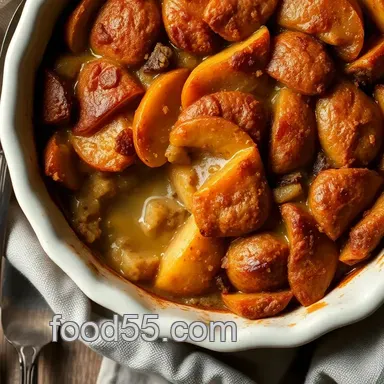 Classic Apple Brown Betty Recipe: A Cozy Dessert for October Days Recipe Card