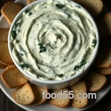 Classic Creamy Spinach Dip Recipe - A Crowd-Pleasing Winner! Recipe Card