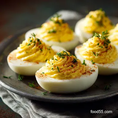 Classic Deviled Eggs: The Easy, Silky Smooth Recipe for Picnics Recipe Card