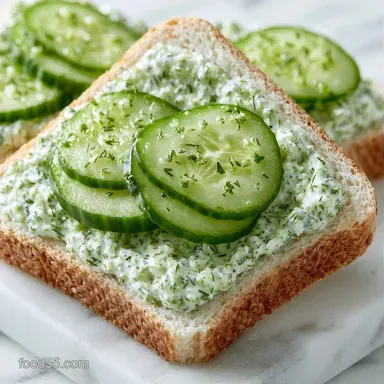 Classic English Cucumber Sandwiches 25 Min Recipe Card