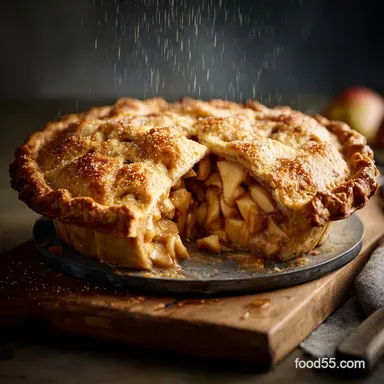 Apple Pie Recipe: The Perfect Classic Flaky-Crust Bake Recipe Card