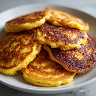Johnny Cakes Recipe: Golden Cornmeal Griddle Perfection Recipe Card