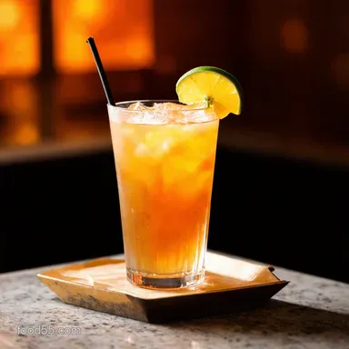 Classic Mai Tai My Trader VicStyle Tiki Cocktail Easy Recipe Card