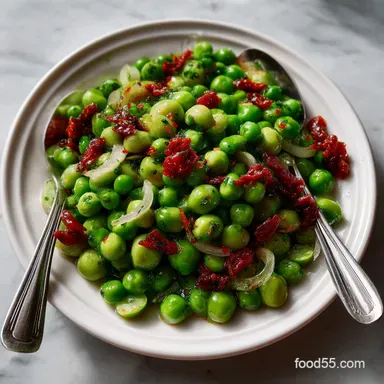 Classic Pea Salad Recipe: Creamy, Crisp, and Ready for BBQ Recipe Card
