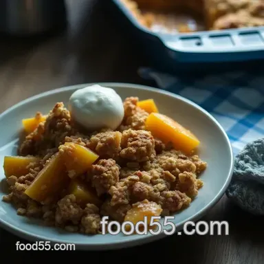 Classic Peach Crumble Recipe: A Sweet Summer Delight You'll Love Recipe Card