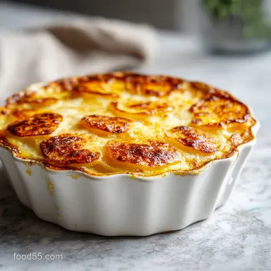 Potato Gratin with Gruyere for 8 Servings Recipe Card