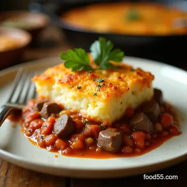 Classic Shepherds Pie Easy Lamb Ragu Creamy Mash Family Recipe Card