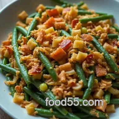 Easy & Delicious Recipe String Bean Casserole: A Family Favorite Recipe Card