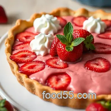 My Grandma's Easy Strawberry Pie Recipe - Summer Classic! Recipe Card