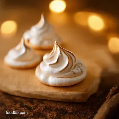 Meringue Cookies Cloud Kisses My MeltinYourMouth Recipe Recipe Card