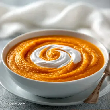 Coconut Curry Pumpkin Soup in 35 Minutes Recipe Card