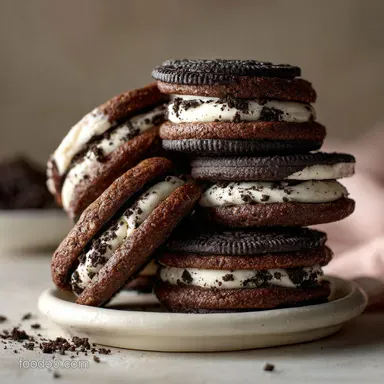 Cookies and Cream Cookies in 25 Minutes Recipe Card