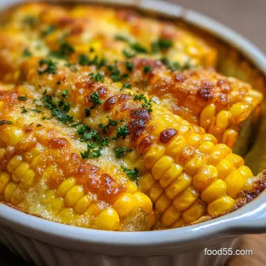 Corn Oven Bake: Oven Roasted Corn Recipe in 30 Minutes Recipe Card