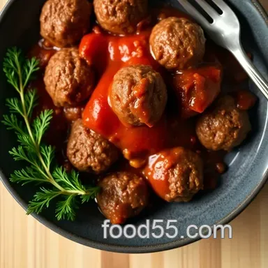 My Grandma's Corned Beef Meatballs (Gluten-free): The Ultimate Appetizer Recipe Card