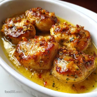 Cowboy Butter Chicken for 4 Servings Recipe Card