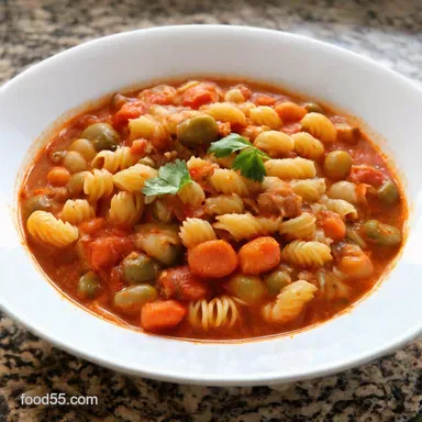 Olive Garden Pasta Fagioli at Home My Cozy Copycat Recipe Recipe Card