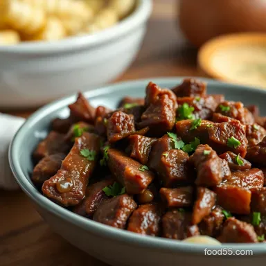 Cozy Crockpot Beef Tips: Fall-Apart Tender & Easy! Recipe Card
