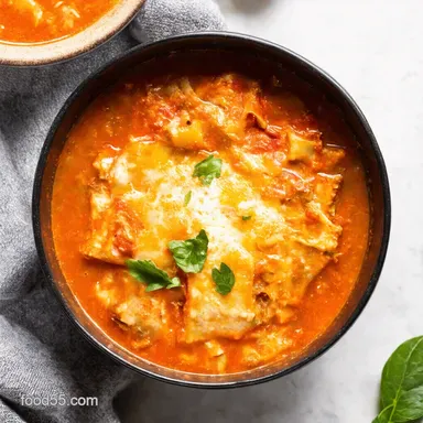 Cozy Lasagna Soup Recipe My GoTo Deconstructed Lasagna in a Bowl Recipe Card