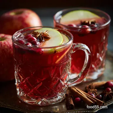 Cranberry Apple Cider Detox Drink Spiced Winter Tonic Recipe Recipe Card