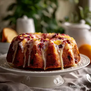 CranberryOrange Pound Cake: Moist & Zesty Loaf