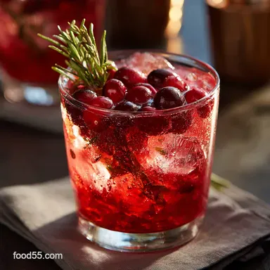 Thanksgiving Cocktails: The Rosemary Cranberry Gin Smash Recipe