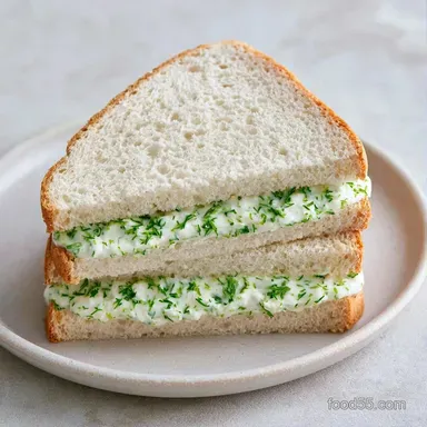 Cream Cheese and Dill Sandwiches (30 Min) Recipe Card