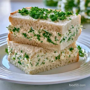 Cream Cheese and Dill Sandwiches (30 Min)