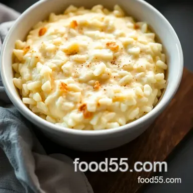 Creamy Baked Rice Pudding: The Best Comfort Dessert Recipe Recipe Card