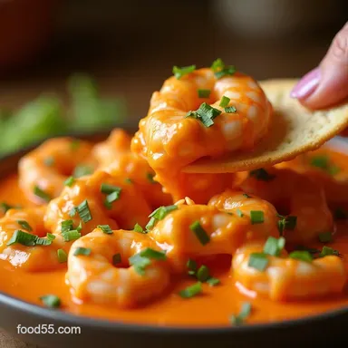 The Best Creamy Buffalo Shrimp Dip Recipe for Game Day Recipe Card