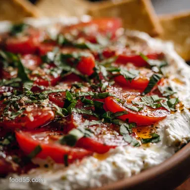 Caprese Dip Easy NoBake Creamy Recipe for Any Party