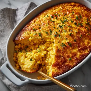 Corn Casserole Recipe: The Easiest, Creamiest Side Dish Recipe Card