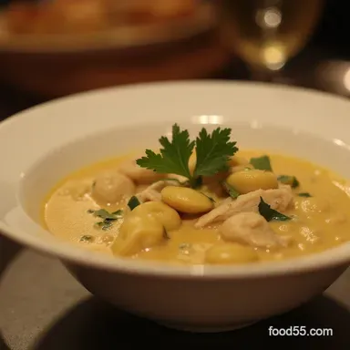 Simply Divine RestaurantStyle Creamy Chicken Gnocchi Soup Recipe Card