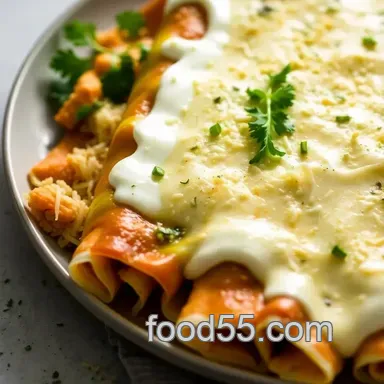 My Family's Favorite Chicken Sour Cream Enchiladas - So Easy & Delicious! Recipe Card