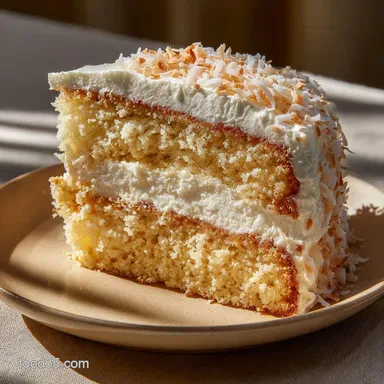 Creamy Coconut Cake: Extra Moist Dream Layer with Cream Cheese Frosting