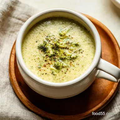 Crockpot Broccoli Cheese Soup: Creamy Recipe for 6 Servings